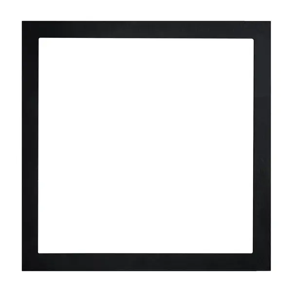 简朴朴素的现代简约的黑色纹理框架白色背景隔离 免版税图库图片