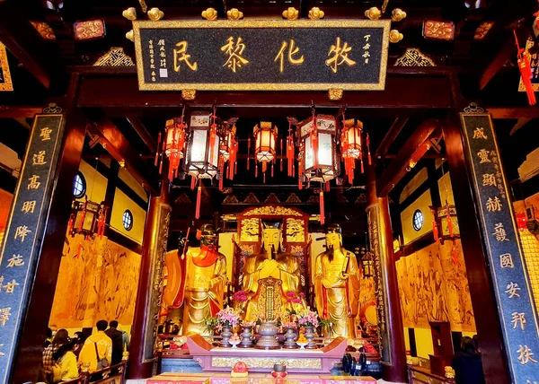 Shanghai Viejo Templo Tradicional —  Fotos de Stock