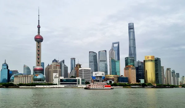Pudong Shanghai Skyline China — Stock Photo, Image