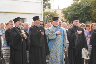 Lutsk, Ukrayna, 27 Mayıs 2023: Ulusal Gıda Teknolojileri Üniversitesi 'nin Volyn Profesyonel Koleji öğrencilerine takdirname
