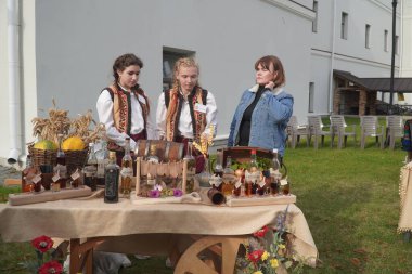 Lutsk, Ukrayna, 27 Mayıs 2023: Ulusal Gıda Teknolojileri Üniversitesi Volyn Profesyonel Koleji öğrencileri