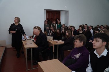 Lutsk, Ukrayna: 8 Mart 'ta Ulusal Gıda Teknolojileri Üniversitesi Volyn Profesyonel Koleji' nde ödül töreni