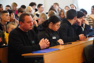 Lutsk, Ukrayna: 8 Mart 'ta Ulusal Gıda Teknolojileri Üniversitesi Volyn Profesyonel Koleji' nde ödül töreni