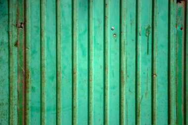 Çinko çatı dokusu yumuşak ışıkta .