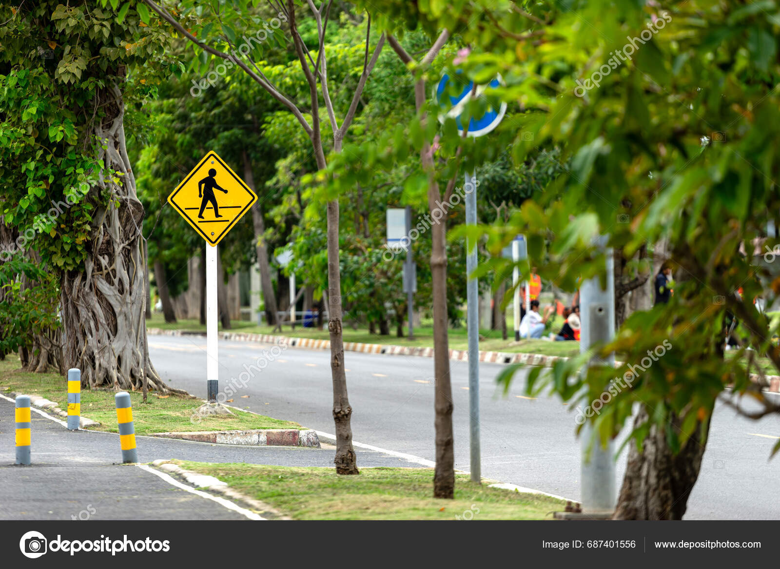 Versatile Image Suitable Range Applications Related Traffic Safety Urban Planning Stock Photo by