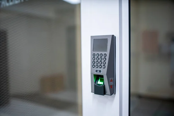 Banbrytande Biometrisk Säkerhet Finger Scan Machine Royaltyfria Stockbilder