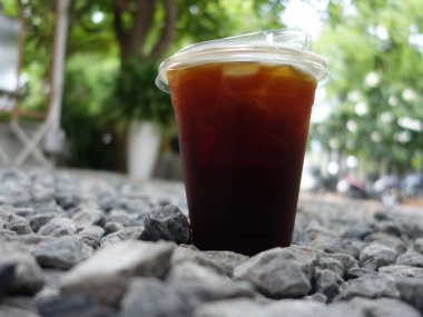 Buzlu kahve harika görünüyor ve tadı çok lezzetli..