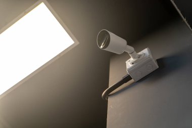 Pürüzsüz bir tavan lambası modern iç mekanı odaklanmış aydınlatmayla zenginleştirir, şık bir atmosfer yaratır ve çağdaş tasarımı sergiler..