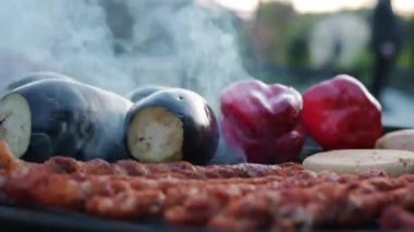Izgarada nefis et, yaz barbeküsü