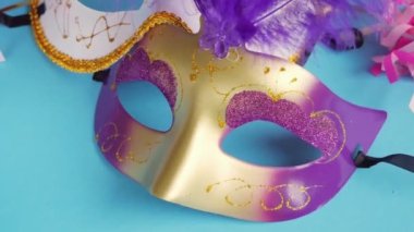 Mardi Gras party design.Collection of traditional mardi gras. 