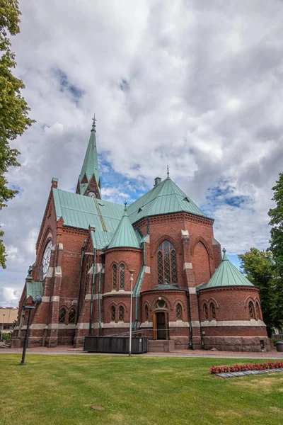 Finlandia Kotka Luglio 2022 Chiesa Parrocchiale Kotka Kymin Seurakuntayhatym Primo — Foto Stock