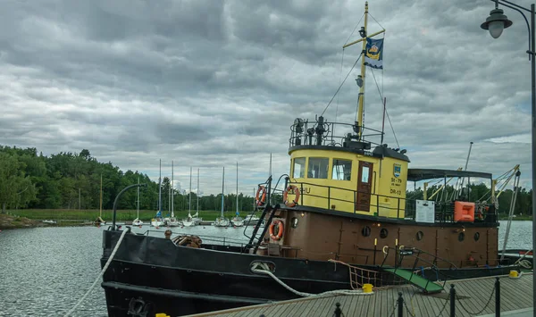 Φινλανδία Hamina Ιουλίου 2022 Ηπα Wwii Στρατιωτικό Πλοίο Εκτίθεται Στο — Φωτογραφία Αρχείου