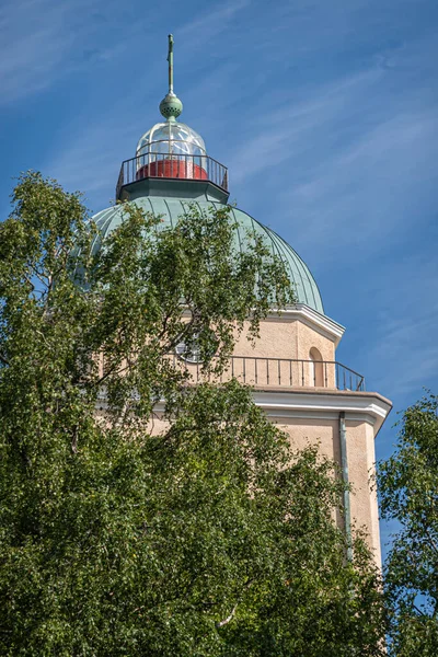 Helsinki Finnland Juli 2022 Festung Suomenlinna Nahaufnahme Der Grünen Kuppelspitze — Stockfoto