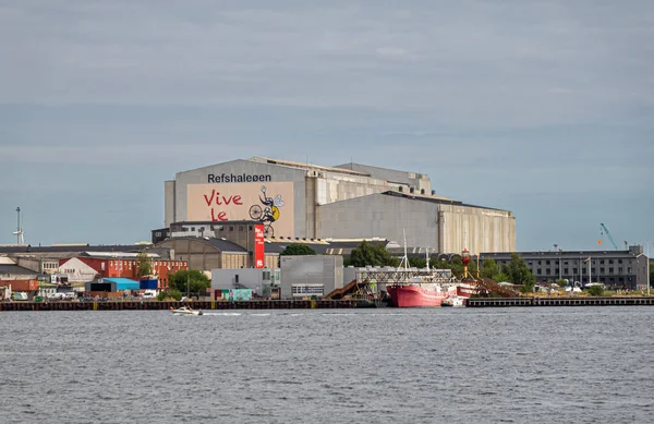 Kopenhagen Denemarken Juli 2022 Grote Hoge Fabriek Sport Avonturenruimte Refshaleoen — Stockfoto