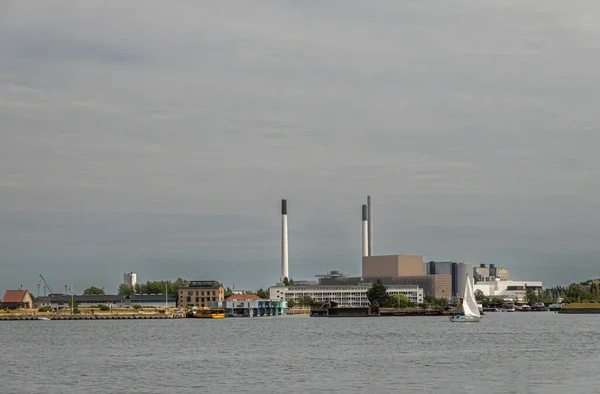 Copenaghen Danimarca Luglio 2022 Impianto Produzione Energia Hofor Trattamento Acque — Foto Stock