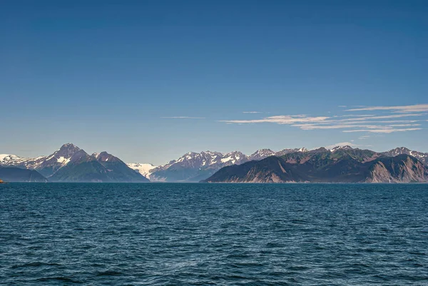 Feltámadás Öböl Alaszka Usa 2011 Július Hosszú Széles Kilátás Óceánról — Stock Fotó