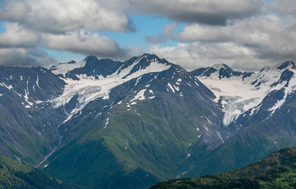 Girdwood Alaska Usa Juli 2011 Chugach Park Gletsjers Top Van — Stockfoto