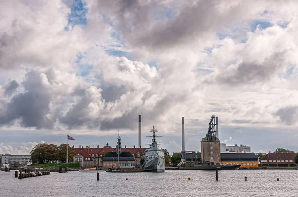 Copenhagen Denmark September 2010 Navy Museum Area East Shore Harbor — Stock Photo, Image