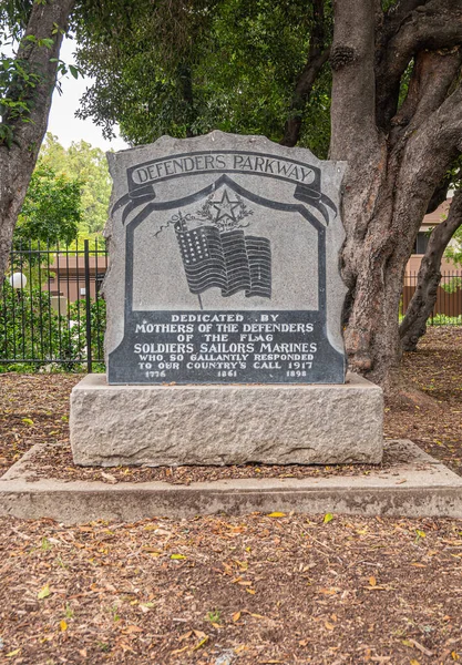 Пасадена Штат Калифорния Сша Июня 2023 Года Камень Похожий Гробницу — стоковое фото