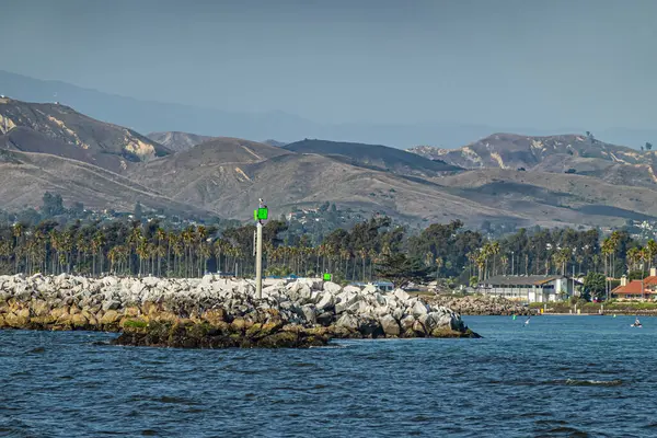 Ventura Eua Setembro 2023 Beacon Wave Mount Pier Heavy Rocks — Fotografia de Stock