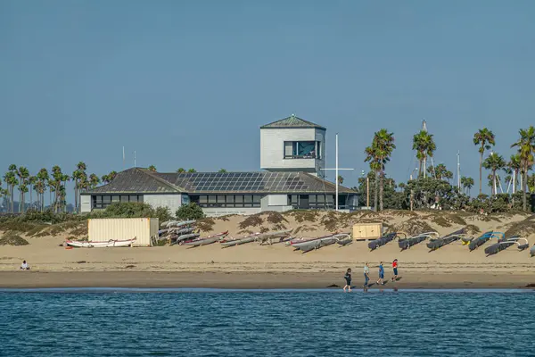 Ventura Abd Eylül 2023 Spinnaker Drive Sonundaki Liman Binası Kumsalın — Stok fotoğraf