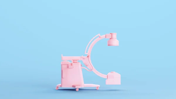 Pink Adjustable Hospital Scanner Diagnostic Device Health Care Provider Ray — Stock fotografie