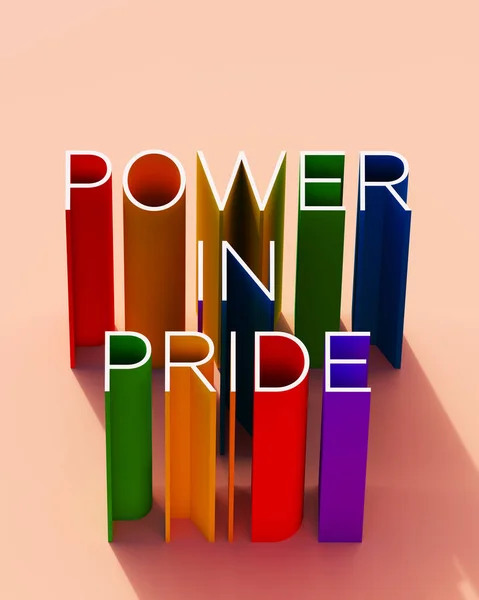 Lgb Lgbt Lgbtq Lgbtqias2 Pride Power Text Typescript Abstract Rainbow — Stock Photo, Image