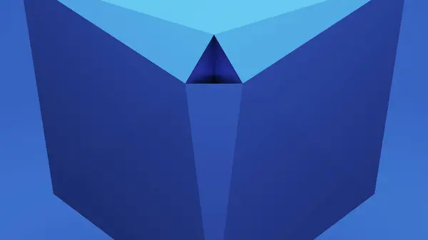 Abstractos Fondos Azules Líneas Triángulo Formas Estructura Geométrica Tetra Patrones — Foto de Stock