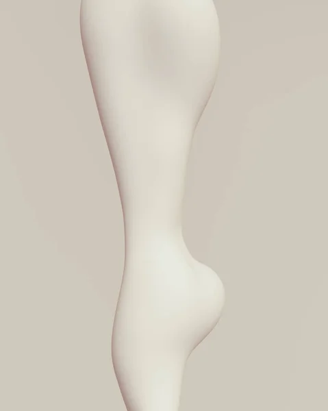 Güzel Bayan Bacak Ayak Heykeli Zarif Bir Figür Kadın Sanat — Stok fotoğraf