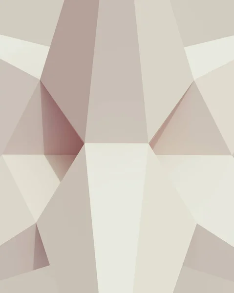 Solide Geometrische Formen Aus Weißen Weichen Tönen Muster Dreiecke Struktur — Stockfoto