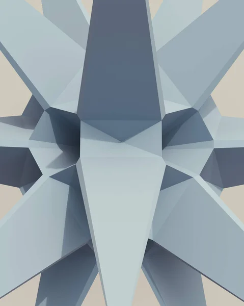 固体3D幾何学的な形 青いパティ合成ゴムの柔らかいトーン パターン きれいなまっすぐなライン デザイン 中立背景 イラスト レンダリング デジタルレンダリング — ストック写真