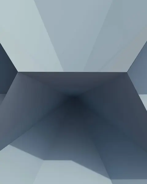固体3D幾何学的な形 青いパティ合成ゴムの柔らかいトーン パターン きれいなまっすぐなライン デザイン 中立背景 イラスト レンダリング デジタルレンダリング — ストック写真