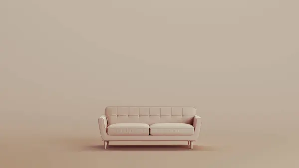 Sofa Couchmöbel Neutrale Hintergründe Weiche Töne Beige Braun Hintergrund Ton Stockbild