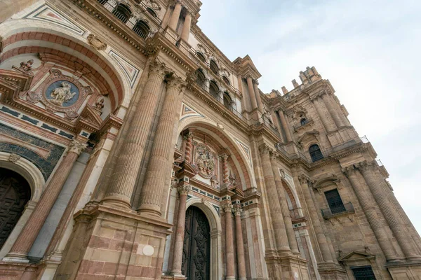 stock image Malaga, Spain - October 26, 2022: Malaga Cathedral in Malaga, Spain on October 26, 2022