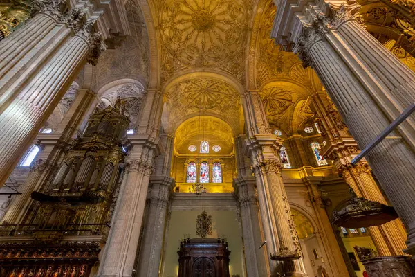 Malaga Spagna Ottobre 2022 Interno Della Cattedrale Malaga Malaga Spagna — Foto Stock