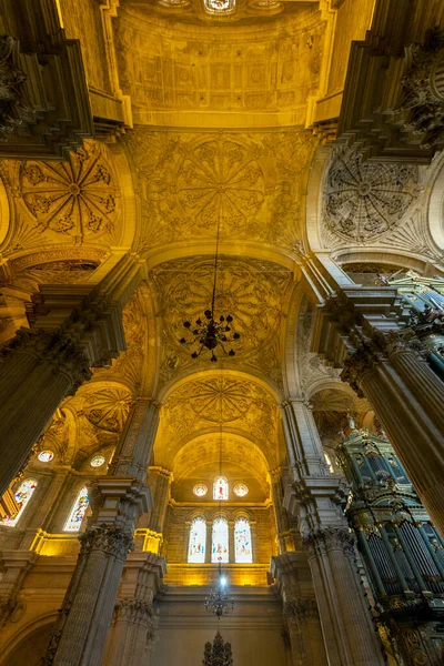 Malaga Spagna Ottobre 2022 Interno Della Cattedrale Malaga Malaga Spagna — Foto Stock