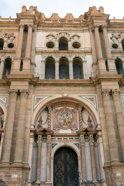 stock image Malaga, Spain - October 26, 2022: Malaga Cathedral in Malaga, Spain on October 26, 2022