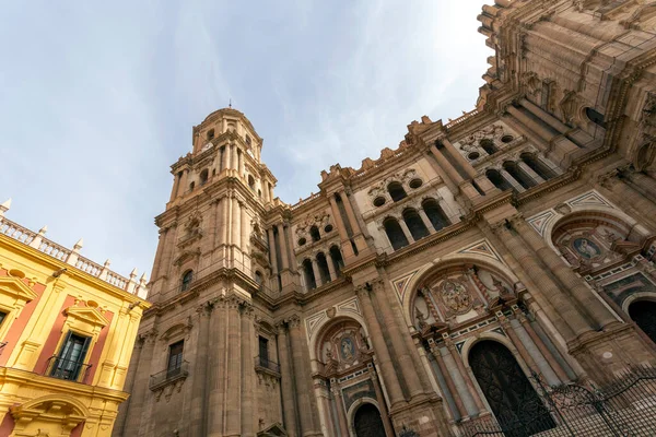 stock image Malaga, Spain - October 26, 2022: Malaga Cathedral in Malaga, Spain on October 26, 2022