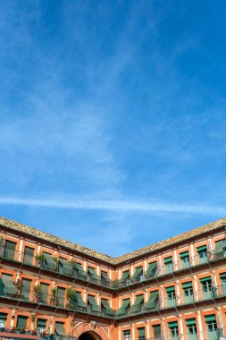 Cordoba, İspanya - 27 Ekim 2022: Plaza de la Corredera, İspanya 27 Ekim 2022