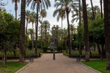 Cordoba, İspanya - 27 Ekim 2022: Jardines de la Tarım Kültürü 27 Ekim 2022