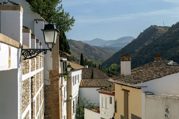 Granada Spanien Oktober 2022 Utsikt Över Sierra Nevada Från Granada — Stockfoto