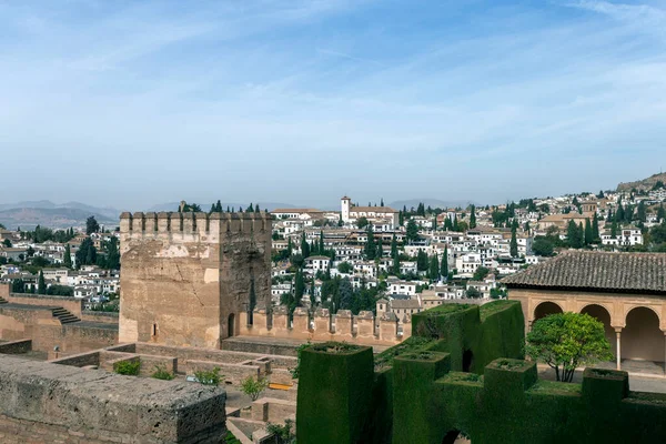 stock image Granada, Spain - October 28, 2022: View of Granada from the Alhambra on October 28, 2022