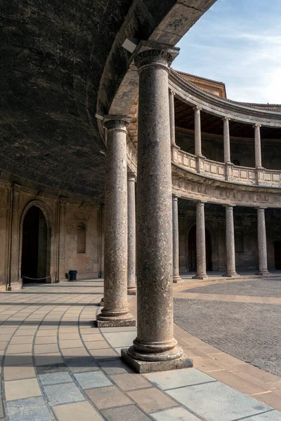 Granada Španělsko Října 2022 Palác Karla Alhambře Granadě Španělsko Října — Stock fotografie
