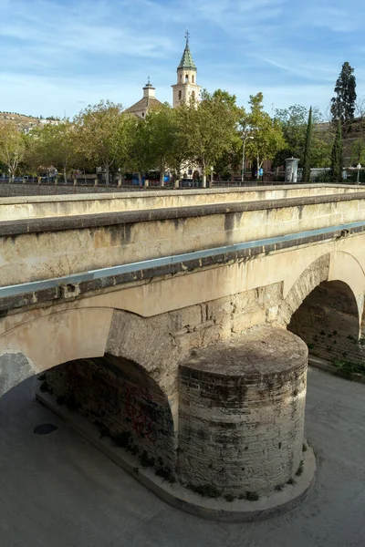 Granada Spanje Oktober 2022 Puente Romano Romeinse Brug Van Granada — Stockfoto