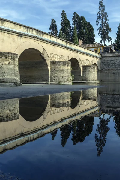 Granada Španělsko Října 2022 Puente Romano Římský Most Granadě — Stock fotografie
