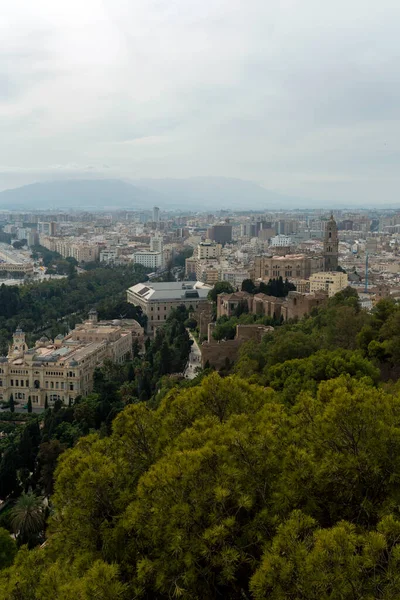 Malaga Spanya Ekim 2022 Malaga Nın Alcazaba Dan Görünüşü — Stok fotoğraf