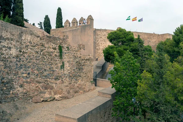 Malaga Spagna Ottobre 2022 Castello Gibralfaro Malaga — Foto Stock