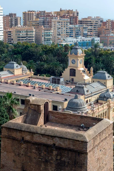 스페인 2022 Alcazaba 바라본 라가의 — 스톡 사진