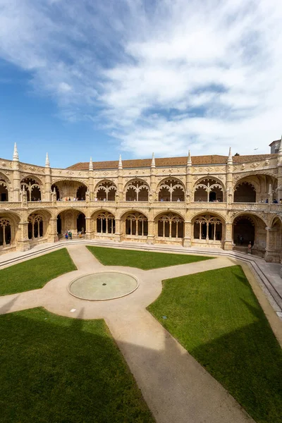 stock image Lisbon, Portugal - 04 03 2023: The Jeronimos Monastery on a summer day in Lisbon.