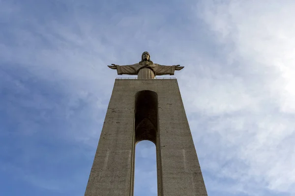 Лиссабон Португалия 2023 Святилище Христа Царя Летний День Лиссабоне — стоковое фото